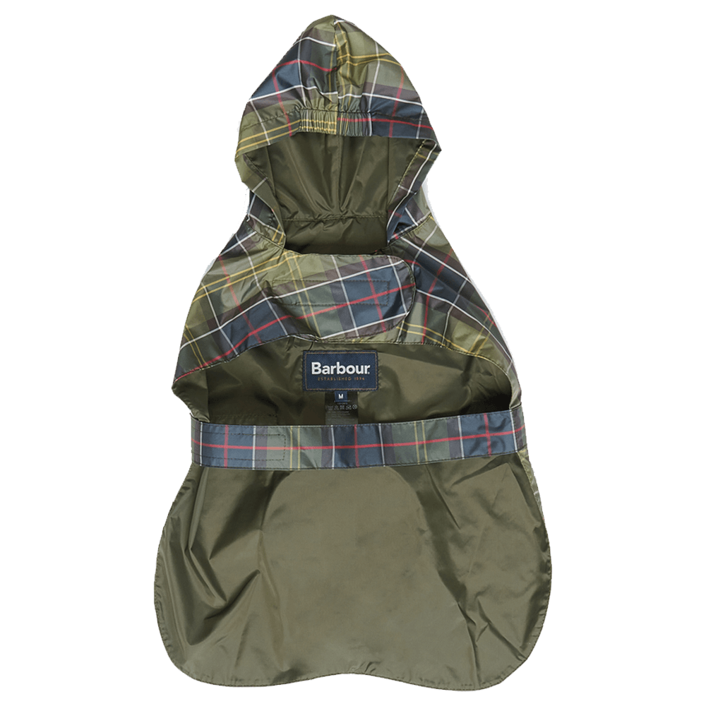 Barbour Packable Tartan Print Dog Coat